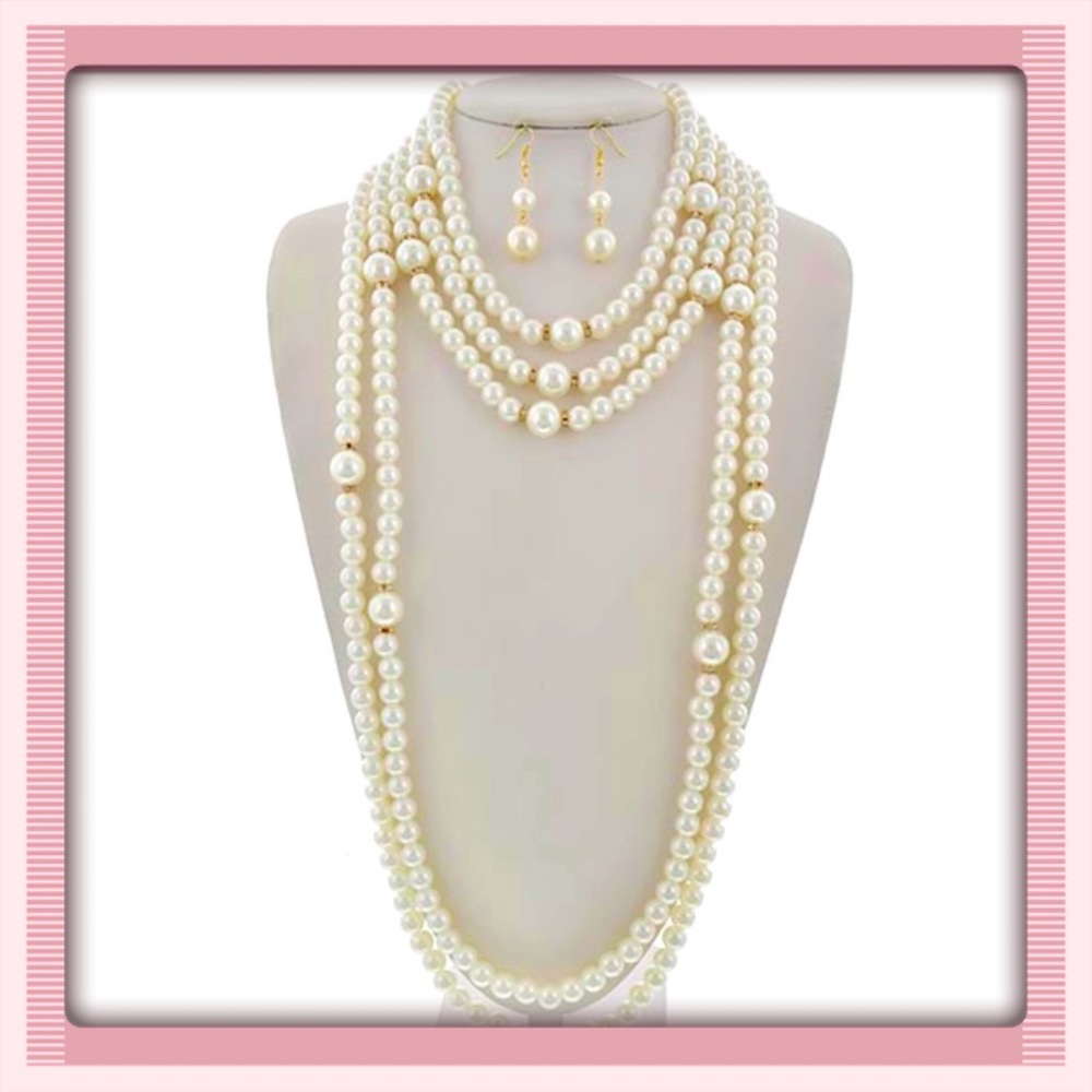 🪴Necklace Earrings Set